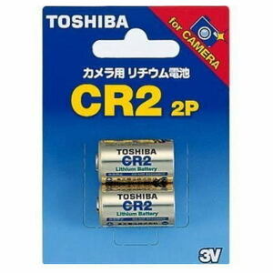 東芝 TOSHIBA カメラ用リチウム電池 CR2G 2P 2本パック　2028年3月期限