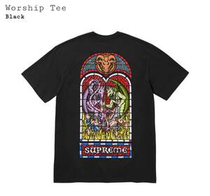 国内正規品　新品未使用　Supreme Worship tee Black XXL 　シュプリーム　ワーシップ　Tシャツ　ブラック　黒