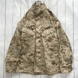 米軍実物 USMC U.S.MARINES 海兵隊 MCCUU マーパット デジタルカモ 迷彩 シャツジャケット Small - Short