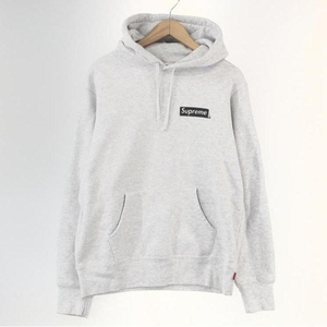 【中古】Supreme 19FW Stop Crying Hooded Sweatshirt パーカー S グレー シュプリーム[249008248758]