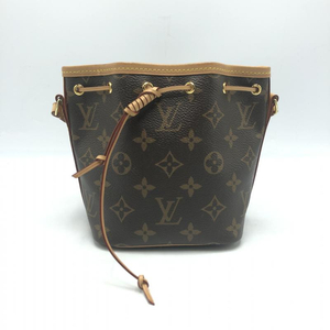 【中古】LOUIS VUITTON ナノノエ ショルダーバッグ M41346 ブラウン モノグラム ルイ・ヴィトン[240010425245]