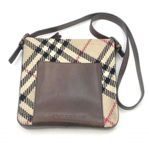 【中古】BURBERRY ショルダーバッグ ベージュ ブラウン バーバリー[240010424610]_画像1