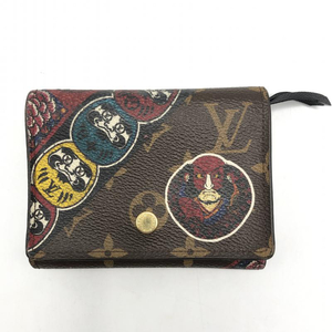 【中古】LOUIS VUITTON モノグラム 歌舞伎モチーフ 3つ折り財布 M67253[240010417637]