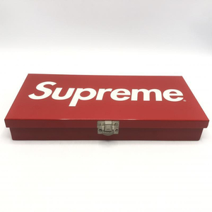 【中古】Supreme 17SS Large Metal Storage Box 工具箱 レッド シュプリーム[240010426821]