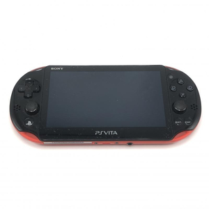 【中古】SONY PlayStation Vita PCH-2000 レッド・ブラック プレイステーション・ヴィータ PSVITA【ジャンク品】[240010427118]