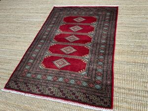 Art hand Auction Luxury item★Recommended by buyers★137×95cm Carpet Rug Antique Furniture Handmade Carpet from Lahore, Pakistan 02ADSRM240320009D, furniture, interior, carpet, rug, mat, Carpet general