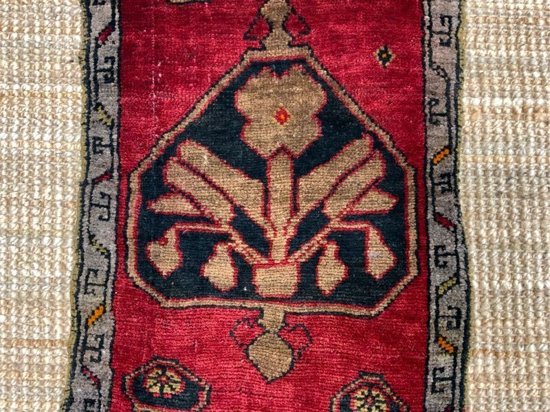Tribal rug★Hand-woven taste★120×51cm Turkish carpet rug antique furniture handmade living room carpet 02ADTRS240326021D, furniture, interior, carpet, rug, mat, Carpet general
