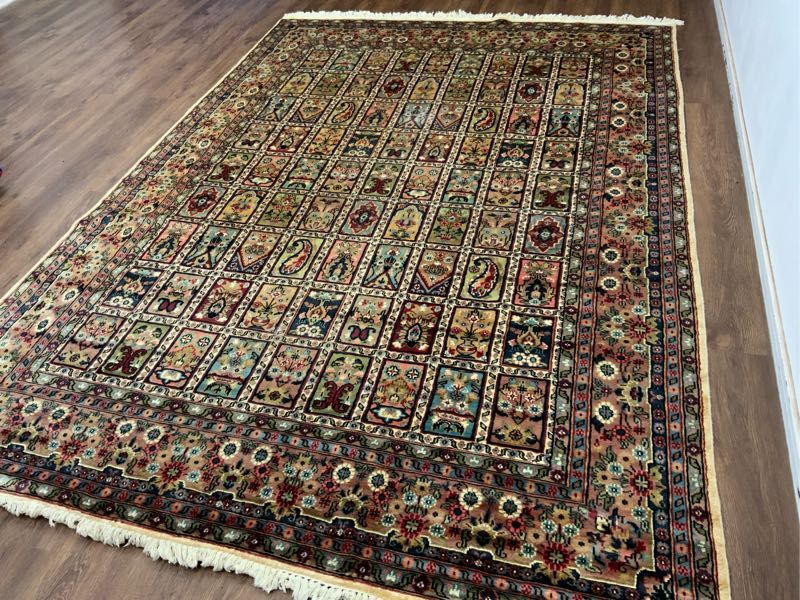 \220, 000⇒\110, 000★Start at half price★266×185cm Rug Handmade Silk Carpet from Lahore, Pakistan 02BDSRB240318018E, carpet, rug, mat, rug, Rugs in general