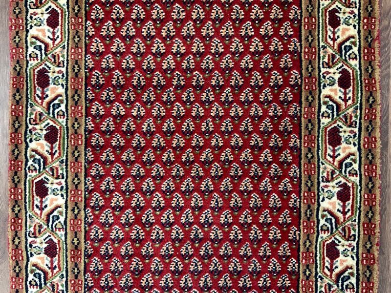 亚军★工艺★293×74cm印度地毯古董家具部落手工复古地毯02AJSRL240410003E, 家具, 内部的, 地毯, 小地毯, 垫, 地毯通用