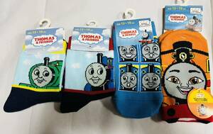 福袋3F4912*激安sale!!新品 こども服 靴下ソックス4足組　size13-19cm★THOMAS ＆ FRIENDS/トーマスまとめ売り