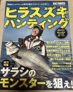 人気本　ヒラスズキ　ハンティング　鈴木斉　実際に釣れるメソッド多数　美品　釣りムック　地球丸　ソルトウォーター　別冊