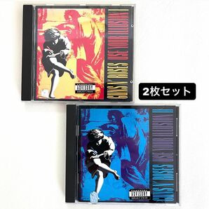 GUNS N' ROSES CD 2枚セット 中古 ガンズアンドローゼズ　USE YOUR ILLUSION I とⅡ ガンズ