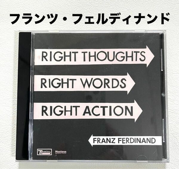 フランツフェルディナンド　中古CD RIGHT THOUGHTS, RIGHT WORDS, RIGHT ACTION 日本盤