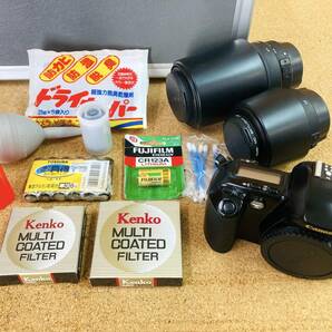 Canon キャノン EOS Kiss PANORAMA SIGMA 35-80mm 75-300mm 4-5.6DL シグマ・Wズームキット・AF ハードケース付き 美品●「管理No.F10025」の画像10