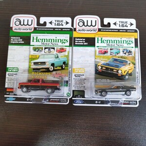 TADDT　1979 Chevy C10 Scottsdale Sport Red Black / 1971 Ford Mustang Boss 351 Dark Green Poly