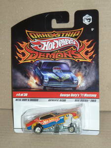 DRAG STRIP DEMONS【George Doty's '71 Mustang】Hot Wheels マスタング ホットウィール