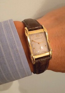  Tiffany часы TIFFANY редкий rek язык gyula- механический завод мужской 