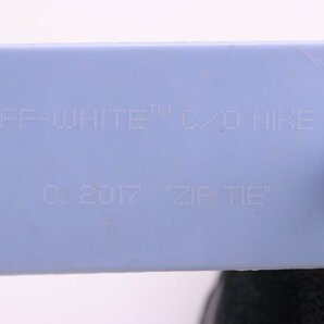 【中古美品】OFF-WHITE×NIKE オフホワイト ナイキ AIR MAX 90 エアマックス スニーカー 黒 ブラック サイズ10.5(28.5cm) 1円～の画像9