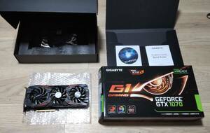 【動作品】GIGABYTE GTX 1070 VRAM 8GB