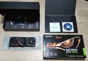 【動作品】GIGABYTE GTX 1070 VRAM 8GB