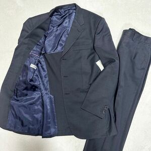 【希少XLサイズ】Paul Smith ポールスミス スーツ セットアップ 上下 デザイナーズ メンズ スーツ 3つボタン ビジネス ウール 大きめ