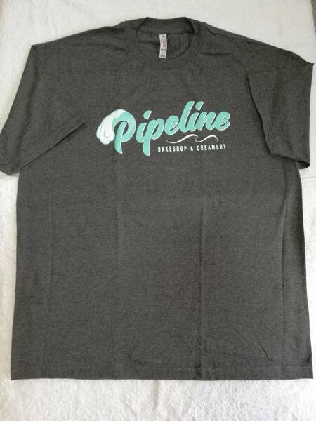 新品未使用！ ハワイ ローカル人気NO1 マラサダ カイムキ パイプライン Tシャツ グレー XL 半袖 カットソー Hawaii Pipeline Bake Shop