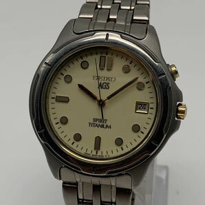 ☆【売り切り】SEIKO（セイコー）AGS SPIRIT 腕時計 5M22-6B50 クォーツ QZの画像1