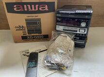 ◎【売り切り】aiwa アイワ コンパクトディスクステレオシステム システムコンポ CX-NG920_画像1