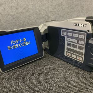□【売り切り】SONY ソニー Digital Handycam ハンディカム デジタルビデオカメラ DCR-TRV27 ※通電確認済みの画像3