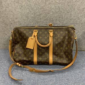 △【売り切り】LOUIS VUITTON（ルイ・ヴィトン）モノグラム キーポル45 ボストンバッグ ※カデナ、鍵付きの画像1