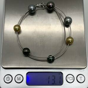 ■【売り切り】K18WG パールネックレス 真珠 総重量13.1gの画像7