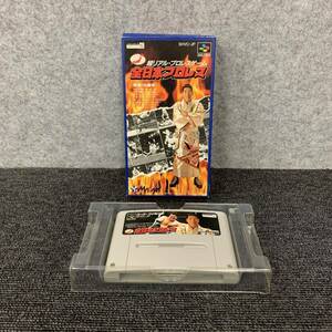 ◆【売り切り】スーパーファミコン用ソフト『超リアル・プロレスゲーム 全日本プロレス』