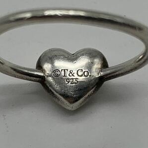 ◆【売り切り】Tiffany&Co.（ティファニー）ハート ワイヤーリング シルバー 925の画像3