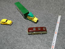 USED品:ミニカー [7up] Truck トレーラー ワーゲン バス 3セット_画像2