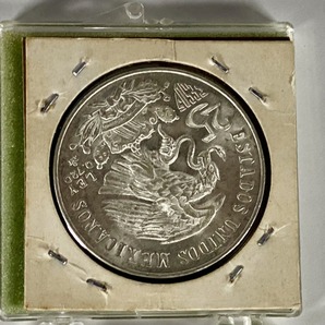 ▲ 【1円スタート】メキシコオリンピック 記念コイン 1968年 シルバー▲hi271の画像3