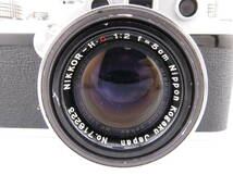 W2396/ニッカ カメラ/TYPE-5/ニッコール H・C 1:2 f=5cm/日本光学/フィルムカメラ/レンジファインダー_画像10