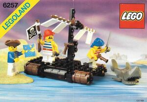 LEGO レゴ Castaway's Raft いかだにのった海ぞく