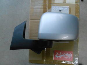  Suzuki Wagon R MH23S door mirror left side silver used parts 