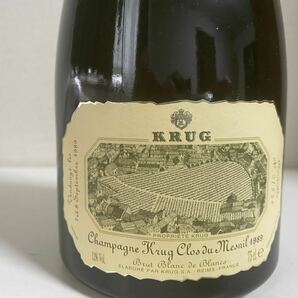 【古酒・未開栓】KRUG クリュッグ クロ・デュ・メニル 1989 750ml 12% 木箱付きの画像3