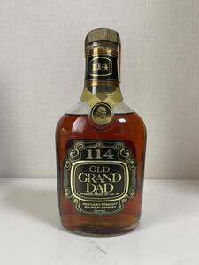 【古酒・未開栓】OLD GRAND DAD オールドグランダッド 114 バーボンウイスキー 750ml 57%