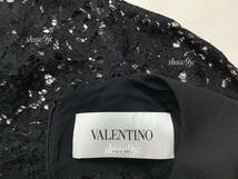 【 VALENTINO 】ヴァレンティノ ★ レース装飾・120㎝丈・黒ロングワンピース ★１回着用_画像3