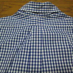 レア 美品良好 WAREHOUSE ウエアハウス WARE HOUSE ボタンダウンシャツ ギンガムチェック ブルー CASUALS 長袖シャツ / オックスフォードの画像8