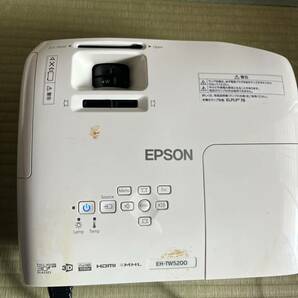 EPSON プロジェクター EH-TW5200 動作確認済、ランプ281時間！リモコンOK エアフィルター新品付属！ジャンクにての画像1