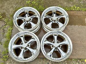  Work Work VSKF VS KF chrome 18 -inch wheel 7.5J +45 PCD114.3 5 hole 4 pcs set 