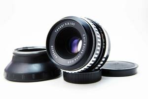 【美品/整備品/テスト画像有】 CARL ZEISS JENA TESSAR 50mm f2.8 / M42マウント レンズ ドイツ製 1968～1970年 テッサー カールツァイス