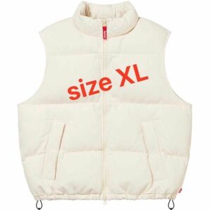 Supreme x Nike Denim Puffer Vest Natural XL