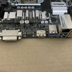 B360m LGA1151 ASRock 第8 第9世代 通電確認済み ioパネル有りの画像4