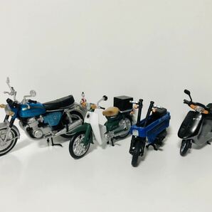 カプセルトイ ガチャ 1/32&1/24 ホンダ バイク4台セット(CB750・スーパーカブ・タクト・モトコンポ)アオシマ ソータ タカラトミーアーツの画像1