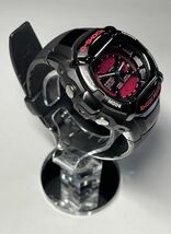 Apr-58★電池交換済 CASIO G-SHOCK SkyCockpit 腕時計 Gショック G550FB-1A4 海外モデル メンズ カラーダイアル マゼンタ アナデジ カシオ_画像2