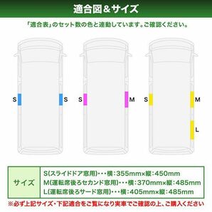 200系 ハイエースワゴン DXワイド [H16.8-H25.10] 車種専用網戸 アミDOエース 1枚 Sサイズの画像5